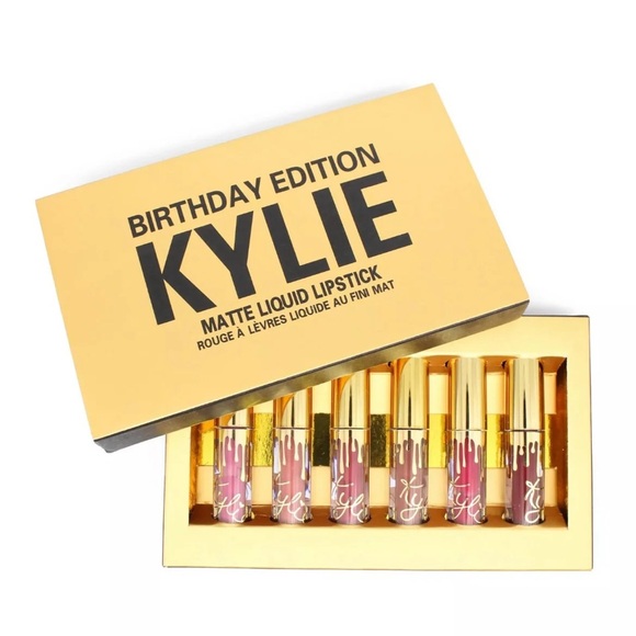KYLIE COSMETICS BIRTHDAY EDITION 2016 MATTE LIQUID LIPSTICK 6 PIECE KIT - Picture 4 of 8